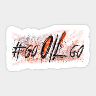 Go Oilers Go! Sticker